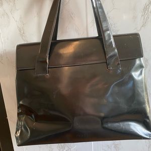 PRADA Authentic Vintage Patent Leather Large Purse/Tote